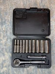 Craftsman 9-34781 12PC Socket Wrench (43174) Set Silver Made In Usa. Fixed Price $49.99.