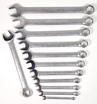 Popular Mechanics Sae Combination Wrench Set 12 Piece Cr-v Steel 1/4" 1". Fixed Price $37.49.