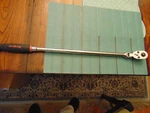 Snap-on SHRLF80A 1/2" Drive Dual Soft Grip Long Handle Ratchet 25". Fixed Price $250.00.