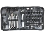 Craftsman Usa 45PC Metric Sae Socket Set 1/4 3/8 Drive Ratchet Wallet Case 33963. Fixed Price $49.97.