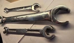 Snap-on Usa RXFMS1921B RXFMS911B And RXH1214S Flare Nut Wrenches (set Of 3). Fixed Price $30.00.