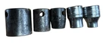 Vintage Snap On Tools Lot Of 5 Sockets. Used 3/8" Drive Impact & 2 Standard. Fixed Price $29.95.