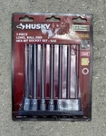 Husky 3/8 In. Drive Sae Long Ball Hex Bit Socket Set (7-PIECE). Fixed Price $24.99.