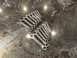 16 Pc Craftsman Stubby Midget Combo Wrench Set Sae 42320-29 Metric 42340-49. Fixed Price $100.00.