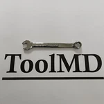 Snap-on Tools Usa New 1/4" Sae 6PT Midget Length Chrome Combo Wrench OXI8SB. Fixed Price $56.95.