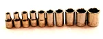Craftsman 10-PIECE 6 Point Low 1/4"DRIVE Sae Sockets 5/32"-1/2" 43481-43499. Fixed Price $25.95.