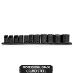 Husky 637 107 11-PIECE 1/2" Drive Deep Impact Sae Socket New. Fixed Price $49.95.