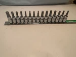 New (open Box) 38" Drive 14 Pc Socket Set - Torx / Hex + Rail. Fixed Price $37.50.