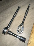 Husky 22202 3/8 Inch Quick Release 8" & Pass Through Ratchet!. Fixed Price $40.00.