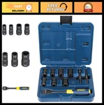 10-PIECE 2-IN-1 Impact Flip Socket Set With Case, Ratchet & Adapters Sae/metri. Fixed Price $71.99.