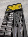 Stanley 18-PIECE Standard (sae) Metric Combination Polished Chrome Mechanics. Fixed Price $22.00.