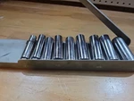 Vintage Craftsman Socket Set 9 Peice Metric 6 Point Long. Fixed Price $18.54.