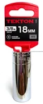 18MM X 3/8" Drive 6 Point Deep Socket Chrome Vanadium Steel Tekton 14199. Fixed Price $14.00.