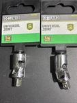 2- Master Mechanic 1/4-INCH Drive Universal Joint, 112730, New, Free Us Ship. Fixed Price $12.99.