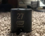 Gearwrench 1/2 Drive 27MM Impact Socket Pn: 84545N. Fixed Price $15.00.