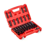 1/2 In. Drive Impact Set, 39-PIECE, 6-POINT Deep And Shallow Sockets, Met. Fixed Price $77.99.