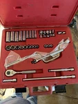 Stanley Proto J52138 Socket Set Combination 3/8 Drive 12PT Imperial 33PC. Fixed Price $320.00.