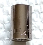 Craftsman Tools Usa G2 44058, 1/2" Drive, 11/16" Socket, Shallow, Point *nos*. Fixed Price $10.39.