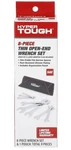 New 8-PIECE Hyper Tough Thin Wrench Set, Sae With Soft Storage Case. Fixed Price $18.99.