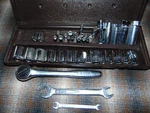 Vintage Easco 42 Piece 1/2 3/8 1/4 Drive Metric Standard Sae Socket Set Wrenches. Fixed Price $79.99.