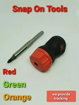 Snap On Tools SGDMRC11AG Ratcheting Soft Grip Pocket Screwdriver 3 Colors New!!!. Fixed Price $94.95.