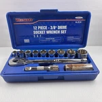 Westward 12 Pc Socket Wrench Set 3/8" Drive 4PL 88 Ratchet Extension Plug Case. Fixed Price $97.77.