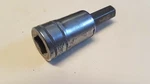 One (1) 1/2" Hex Bit Drivers 12MM, 9/16" 3/4" Snap-on Allen Williams (9A-6. Fixed Price $6.99.