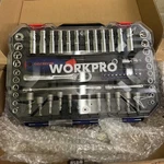 Workpro 70-PIECE 1/4" Drive Socket Set With Quick-release Ratchet, Metric. Fixed Price $44.99.