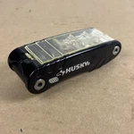 Husky Folding Multi Tool Holder Compact Screwdriver Set W/ 4 Bits & Socket. Fixed Price $9.99.