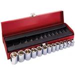 Klein Tools 65506 Drive Socket Wrench Set With Metric 3/8-INCH, Red. Fixed Price $38.15.