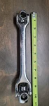 Craftsman Dog Bone 8 In Multi Socket Sae Usa 6PT Wrench 14277Z. Fixed Price $13.59.