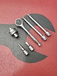 Snap 1/4" Drive Lot Ratchet, Wobble, Magnetic Extension, Ratcheting Adapter. Fixed Price $119.00.