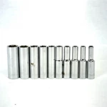 Stanley 1/4 Drive Sae Sockets Deep Well Lot Of 10. Fixed Price $10.95.