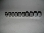 New Open Box Craftsman Piece 6 Point 3/8 In. Drive Metric Socket Set 10-19MM. Fixed Price $23.88.
