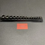 Snap-on 3/8" Drive To 24 Mm 14PC 6-PT Shallow Impact Socket Set 214IMFMYA. Fixed Price $180.00.