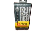 Tool Shop 25 Piece Socket & Bits Hand Set. Fixed Price $29.99.