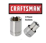 New Craftsman 3/8" Or 1/2" Drive Sae Star Point Socket Choose Any Size Std. Fixed Price $13.95.