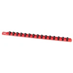 Ernst 8320 18 Socket Organizer With Dura-pro Clips Red 3/8". Fixed Price $12.31.