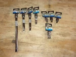 8PC. Master Mechanic Deep 1/2" Drive Extensions And Adapters..various Sizes. Fixed Price $25.00.