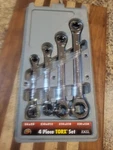 Gearwrench Pc. Professional Ratcheting Double Torx Wrenches Nos! E6-E24.. Fixed Price $90.00.