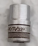 Sk Tools Usa 40911, 1/4" Drive, 11/32" Socket, Shallow, 12 Point.. Fixed Price $5.29.