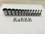 Snap-on Tools Usa New 13PC Sae 1/4" Drv 6 Point Semi-deep Socket Bonus Set Tmsy. Fixed Price $399.95.