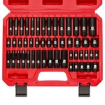Mixpower 50 Pieces 1/4" Dr. Impact Socket Without Accessories, Black. Fixed Price $52.99.