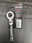 Rare Sears Craftsman Usa Nos 3/8 Drive Stubby Flex Head Ratchet 4378 Tri Wing. Fixed Price $109.00.
