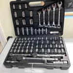 Powerbuilt 82-PC Mechanic's Tool Set 1/4IN, 3/8IN & 1/2IN Drive Model 640076. Fixed Price $60.00.