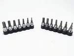 New Craftsman 14PC Metric Mm & Standard Inch Allen Hex Key Socket Set 3/8" Drive. Fixed Price $41.95.
