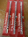 Proto 2575 17 Socket Holder Lot Of 3 1/2 Drive 16 Clip Usa Nos. Fixed Price $49.99.