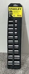 Stanley 89-637 Deep Socket Set Point 10 Piece Standard Sae 3/8 Drive 5290. Fixed Price $33.24.