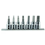 K-tool KTI-22970 Hex Bit Socket Set 3/8IN. Drive Pcs Sae Chrome Vanadium Steel. Fixed Price $9.24.