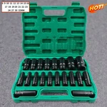 20 Pcs 1/2" Drive Impact Socket Set Deep&shallow Metric 8MM-32MM 6 Point Cr-v Us. Fixed Price $33.99.